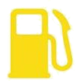 Low fuel warning light