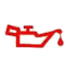 Engine oil pressure warning light